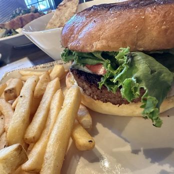 Snake River Brewing - Meatless burger option and fries - Brewpubs Near Me - Jackson, Wyoming Snake River Brewing - Meatless burger option and fries - Brewpubs Near Me - Jackson, Wyoming