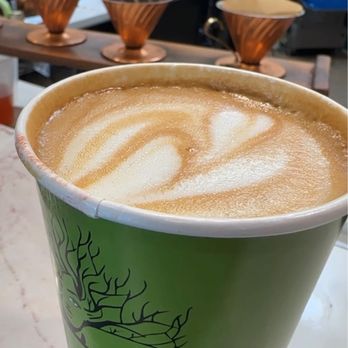 Tellus Coffee - Pistachio latte - Coffee Roasteries Near Me - Walnut Creek, California