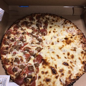 Plano Store - Half cheese and half pepperoni/sausage. It's almost worthy of a fork! - Grocery Near Me - Bowling Green, Kentucky Plano Store - Half cheese and half pepperoni/sausage. It's almost worthy of a fork! - Grocery Near Me - Bowling Green, Kentucky