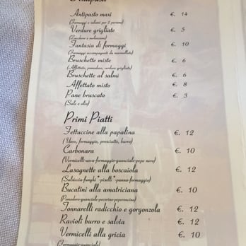 Binario NoveTreQuarti - Menu page one - Roman Near Me - Civitavecchia, RM