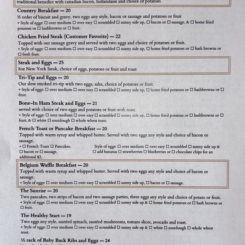 Dave's Place - Breakfast menu side 1 (as of our 2/14/26 visit) - Salad Near Me - Lompoc, California Dave's Place - Breakfast menu side 1 (as of our 2/14/26 visit) - Salad Near Me - Lompoc, California