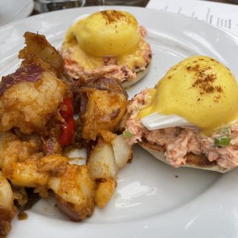 Anthony David's - Maine Lobster Roll Old Bay Benedict - Breakfast & Brunch Near Me - Hoboken, New Jersey Anthony David's - Maine Lobster Roll Old Bay Benedict - Breakfast & Brunch Near Me - Hoboken, New Jersey