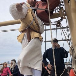 The Pirate Ship Formidable - The Captain. The Pirate Ship Formidable Rowes Wharf In Boston