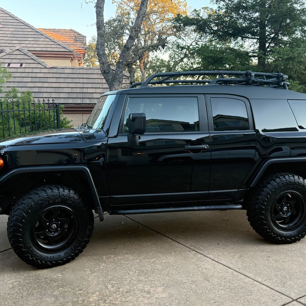Drift Wraps Auto Styling - Was white top, now ballistic textured black - Auto Customization Near Me - Rancho Cordova, California