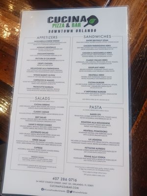 Menu photo 7 Cucina Pizza & Bar Orlando, FL