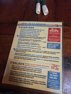Menu photo 3 Big Bamboo Cafe Hilton Head Island, SC Menu photo 3 Big Bamboo Cafe Hilton Head Island, SC