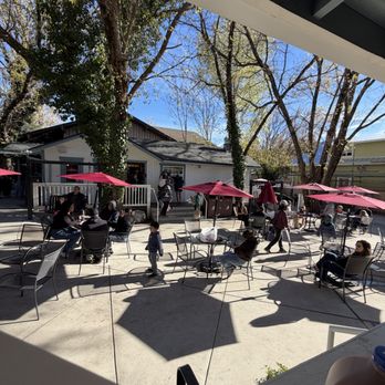 Julian Pie Company - Beautiful patio area to enjoy your piece of pie - Bakeries Near Me - Julian, California Julian Pie Company - Beautiful patio area to enjoy your piece of pie - Bakeries Near Me - Julian, California