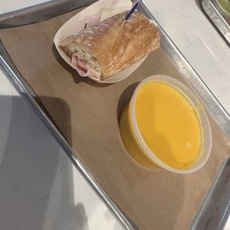 1/2 Sandwich & soup 1/2 Sandwich & soup