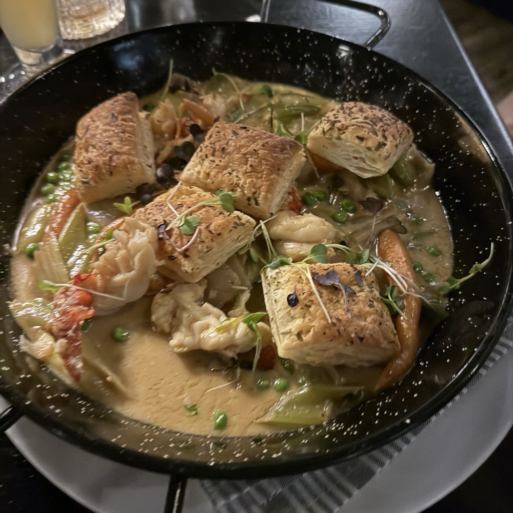 Region Kitchen and Bar - Lobster Pot Pie - New American Near Me - Barrington, Illinois Region Kitchen and Bar - Lobster Pot Pie - New American Near Me - Barrington, Illinois