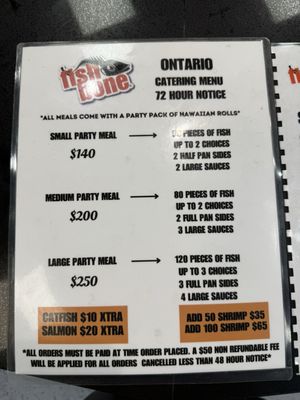 Menu photo 1 Fishbone Seafood Ontario, CA