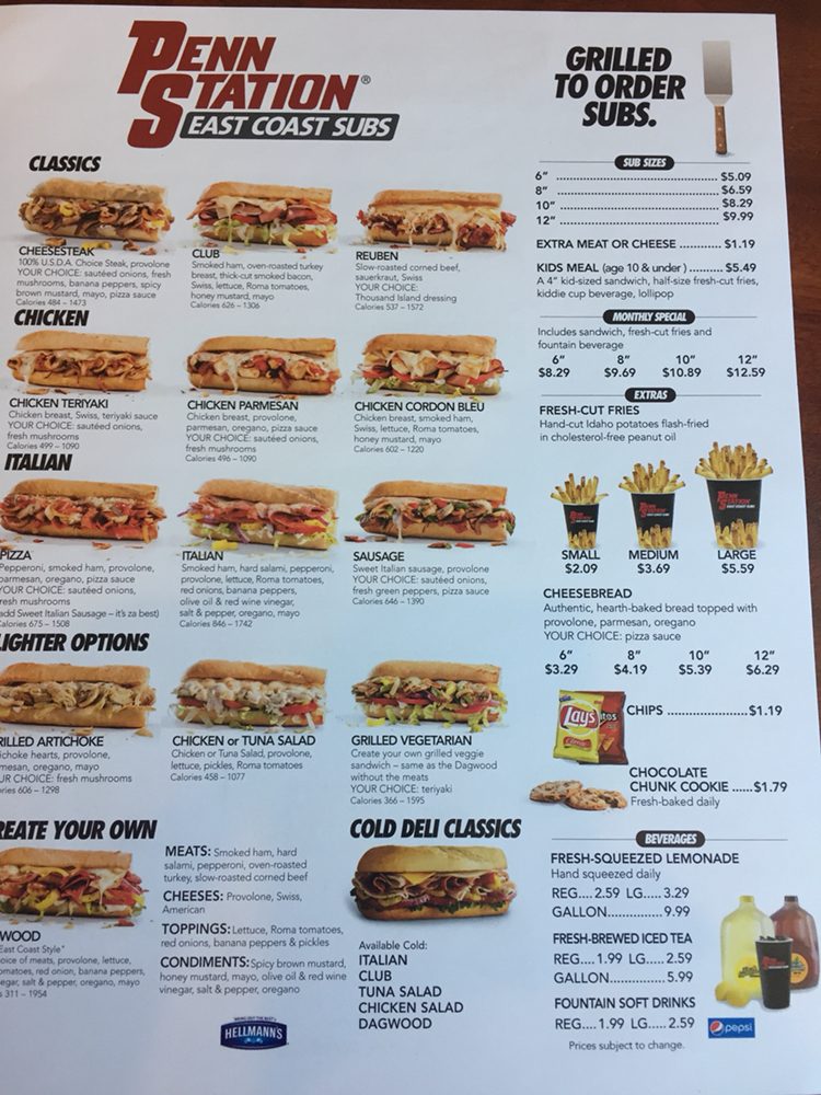 PENN STATION EAST COAST SUBS PISGAH 90 Photos & 26 Reviews 301 Pisgah Church Rd, Greensboro