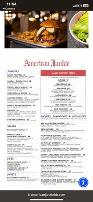 Menu photo 7 American Junkie Hermosa Beach, CA