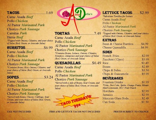 Menu photo 8 Alma Delias La Puente, CA Menu photo 8 Alma Delias La Puente, CA
