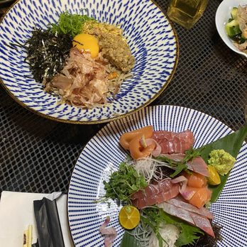 Zigu - Spicy Chilled Soba and Sashimi Platter - Seafood Near Me - Honolulu, Hawaii