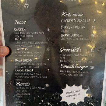 The Stone Goat - old beer garden menu (August 2026) RIP churros - Brewpubs Near Me - Smithtown, New York