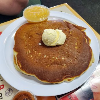 Silver Dollar Pancake House - Potato pancakes served with apple sauce - Breakfast & Brunch Near Me - Corona, California Silver Dollar Pancake House - Potato pancakes served with apple sauce - Breakfast & Brunch Near Me - Corona, California