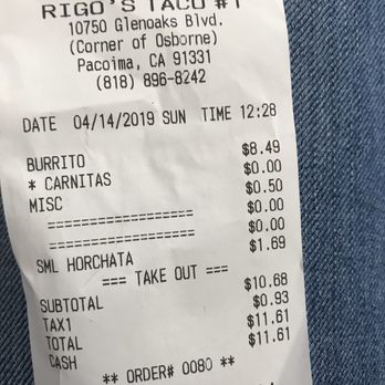Rigo's Taco - Tacos Near Me - Pacoima, California Rigo's Taco - Tacos Near Me - Pacoima, California