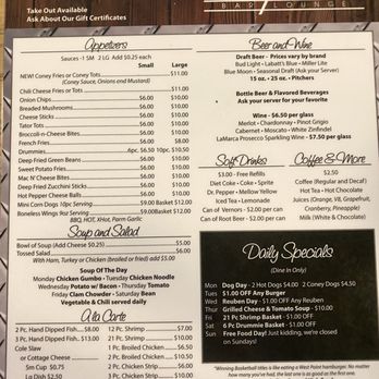 West Point Lounge - Menu 10/1/25 - Bars Near Me - Jackson, Michigan