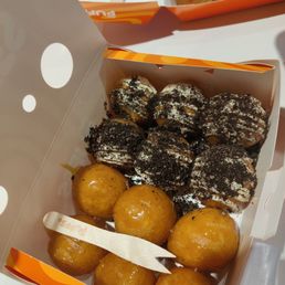 Salted caramel and cookies and cream Salted caramel and cookies and cream