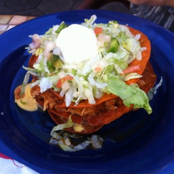 Wall St. Cantina - Chicken Tostada - Bars Near Me - Orlando, Florida