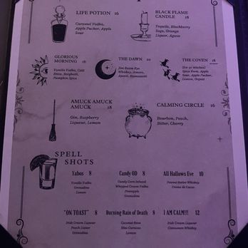 Mercantile Social - Halloween drink menu - Tapas/Small Plates Near Me - Alpharetta, Georgia