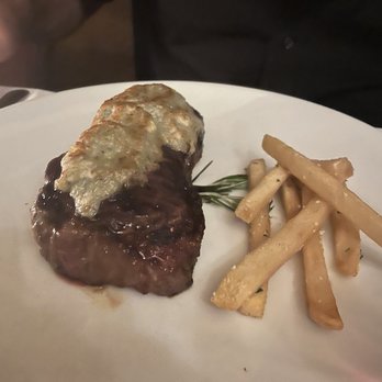 George Martin Strip Steak - Steak encrusted with bleu cheese - Steakhouses Near Me - Great River, New York George Martin Strip Steak - Steak encrusted with bleu cheese - Steakhouses Near Me - Great River, New York