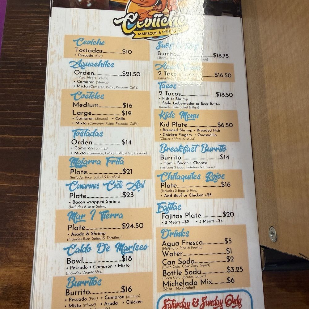 Menu Menu