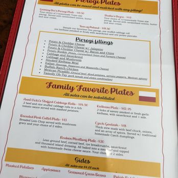 Granny Dee's Pierogi - Menu - Polish Near Me - Ennis, Texas