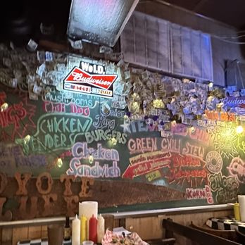 Coyote Bluff Cafe - graffiti on the wall - Burgers Near Me - Amarillo, Texas