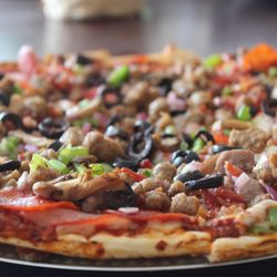 Big Cheese Pizza - Large Thin Crust Supreme Pizza