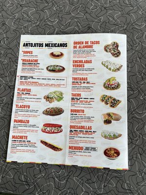 Menu photo 2 La Hechizera Tortas - Red Oak Red Oak, TX