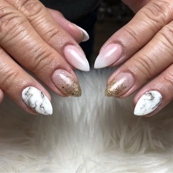 Love Nails - Dipping powder set with ombré gel and marbling done by Heidi - Nail Salons Near Me - Fullerton, California Love Nails - Dipping powder set with ombré gel and marbling done by Heidi - Nail Salons Near Me - Fullerton, California