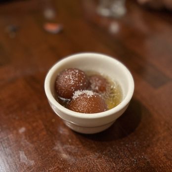 Yak & Yeti - Gulab Jamun- recommend this unique sweet dessert - Himalayan/Nepalese Near Me - Napa, California Yak & Yeti - Gulab Jamun- recommend this unique sweet dessert - Himalayan/Nepalese Near Me - Napa, California