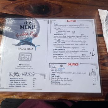 Harbor Cafe - Menu - American Near Me - Santa Cruz, California Harbor Cafe - Menu - American Near Me - Santa Cruz, California