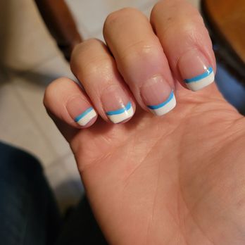 Precious Nails Salon & Spa - Uneven horrible color mix cut one nail too short of side - Nail Salons Near Me - Salem, New Hampshire Precious Nails Salon & Spa - Uneven horrible color mix cut one nail too short of side - Nail Salons Near Me - Salem, New Hampshire
