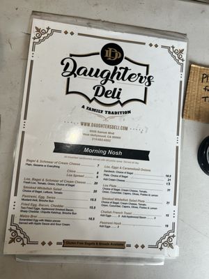 Menu photo 2 Daughter’s Deli Los Angeles, CA Menu photo 2 Daughter’s Deli Los Angeles, CA