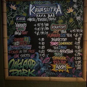Kavasutra Kava Bar - the menu - Tea Rooms Near Me - Wilton Manors, Florida