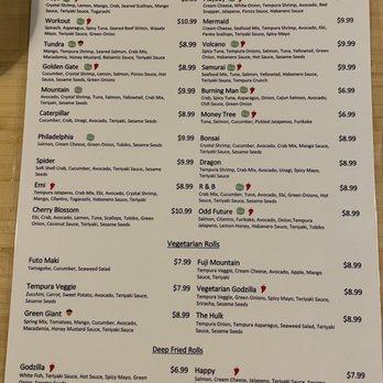 Hinoki Sushi - Menu back - Sushi Bars Near Me - Reno, Nevada Hinoki Sushi - Menu back - Sushi Bars Near Me - Reno, Nevada