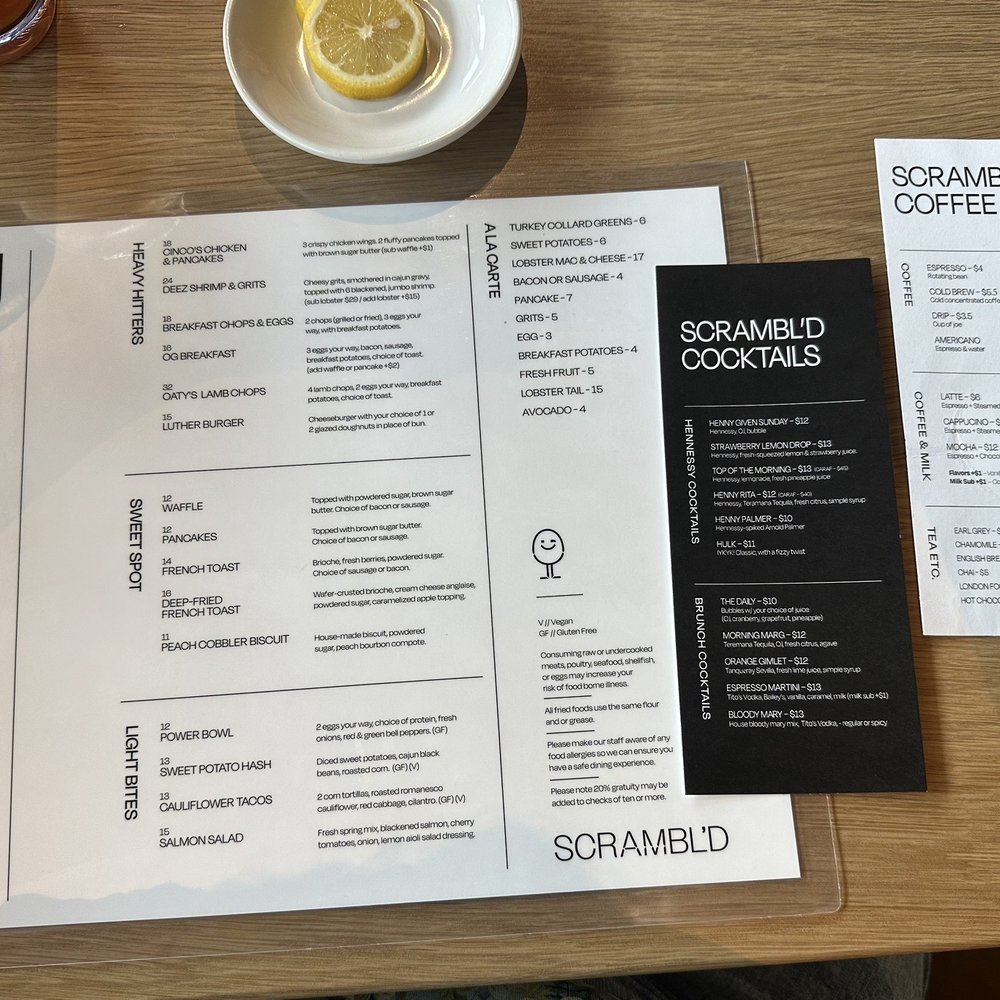 Scrambl'd - Menus - Breakfast & Brunch Near Me - Oklahoma City, Oklahoma Scrambl'd - Menus - Breakfast & Brunch Near Me - Oklahoma City, Oklahoma