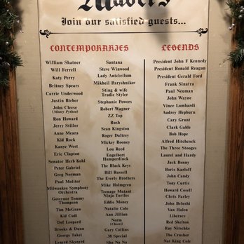 Mader's - Famous patrons. Hopefully they did not serve the Three Stooges pies. - German Near Me - Milwaukee, Wisconsin Mader's - Famous patrons. Hopefully they did not serve the Three Stooges pies. - German Near Me - Milwaukee, Wisconsin