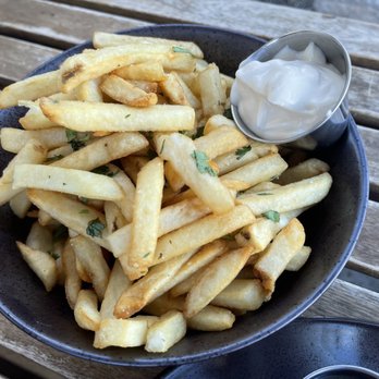 Lost Parrot Cafe - Cilantro Lime Fries (w/ garlic aioli) - Breakfast & Brunch Near Me - South Pasadena, California Lost Parrot Cafe - Cilantro Lime Fries (w/ garlic aioli) - Breakfast & Brunch Near Me - South Pasadena, California