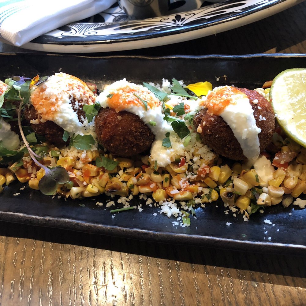 Barrio - Seeet corn croquettes - Mexican Near Me - Chicago, Illinois Barrio - Seeet corn croquettes - Mexican Near Me - Chicago, Illinois