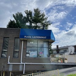 Plaza Laundromat - Meter Parking along rode or free parking underneath
