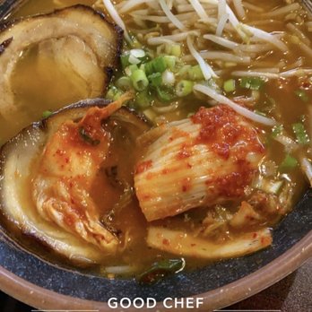 Good Chef Restaurant - Kimchi spicy Ramen with pork belly - Asian Fusion Near Me - Miami, Florida