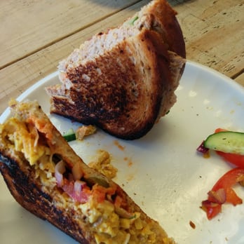 Emmi & Iggs - Half coronation chicken, half tuna. Toasted. Great great sandwiches here! - Bakeries Near Me - Worthing, WSX