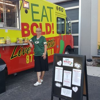 EAT BOLD - Your hostess is a Packers fan! What!? - Food Trucks Near Me
