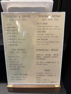 Menu photo 1 3rd cup Rosemary Beach, FL Menu photo 1 3rd cup Rosemary Beach, FL