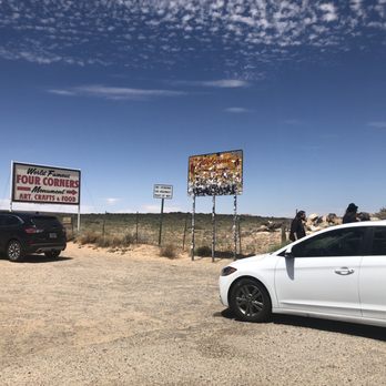 Four Corners Monument - Gates closed. 5/29/2020 - Landmarks & Historical Buildings Near Me - Teec Nos Pos, New Mexico