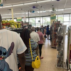 Horrible service. The line was huge either one employee on the floor.