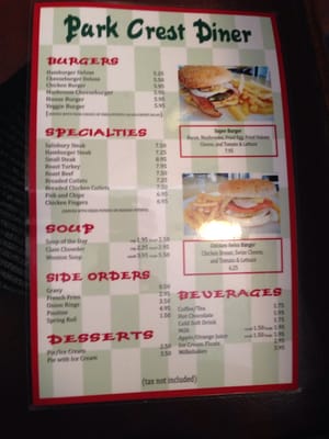 Menu photo 6 Park Crest Diner Burnaby, BC